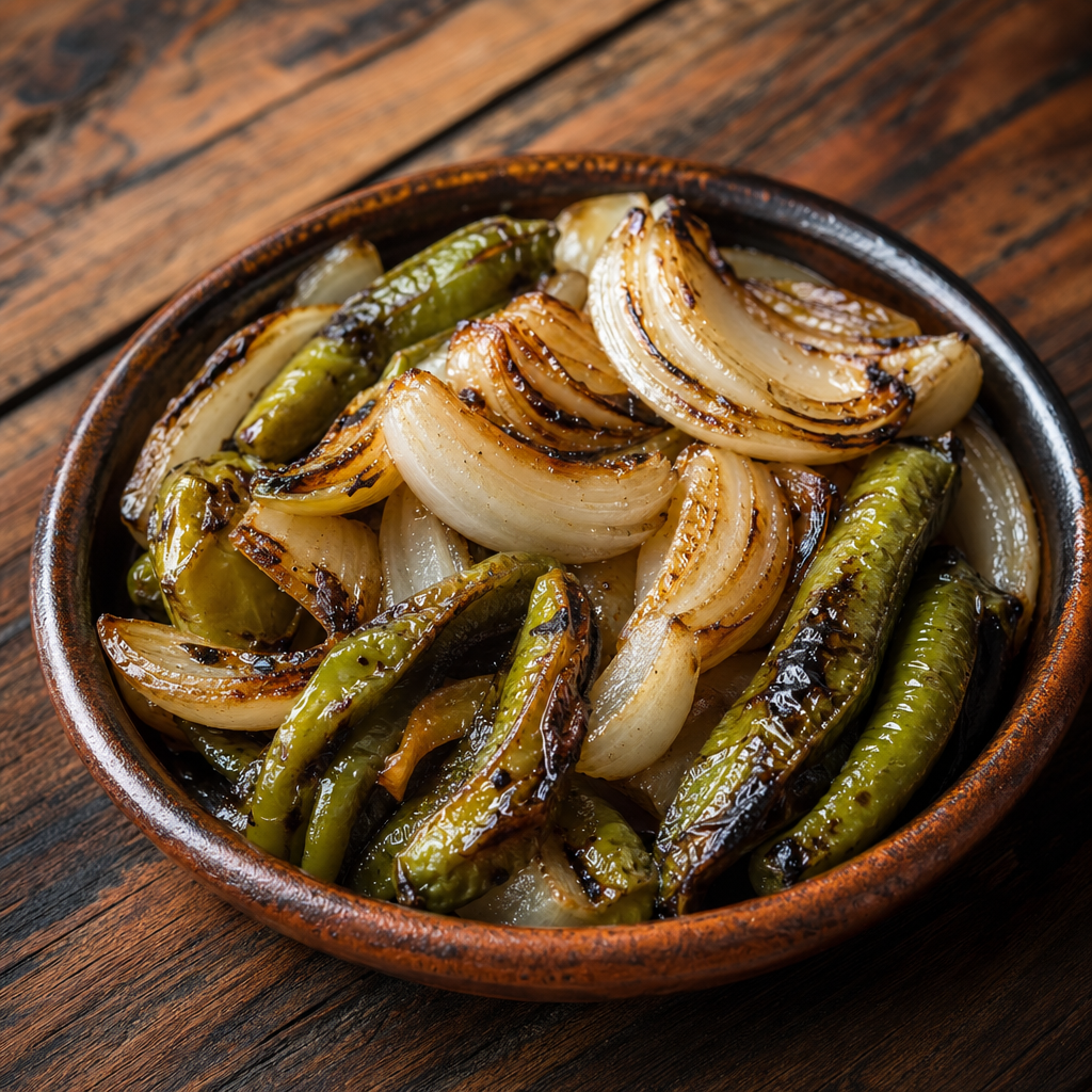 Cebollas y Chiles Toreados