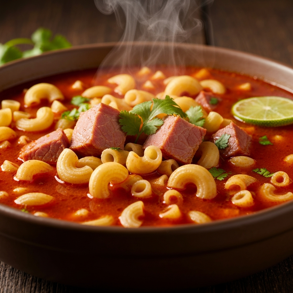 Sopa de Codito con Jamón